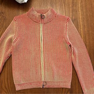 Alpha60 VINN CARDI / MOSS-BURNT ORANGE - XS sweater cardigan